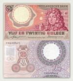 Кристиан Гюйгенс. Нидерланды. 25 гульденов (1955)