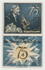 Эрнст Карл Аббе. Германия. 75 пфеннигов (1921)